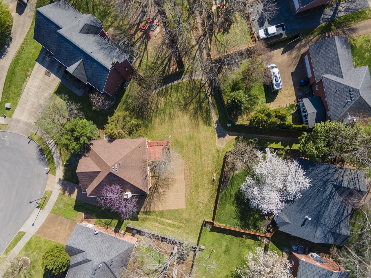 114 Rigby Drive Franklin, TN 37064 - Photo 48 of 55 an aerial view of a house with a yard