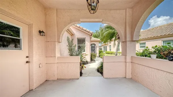 a view of a house with a outdoor space