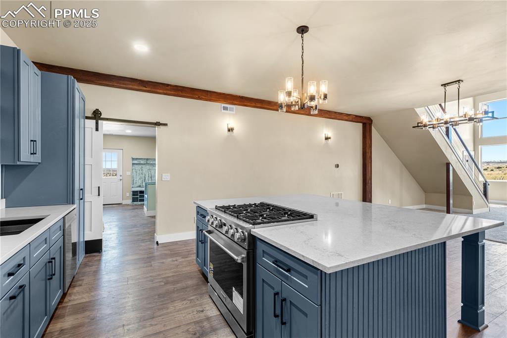332 Yellow Bird Road Rye, CO 81069 - Photo 14 of 49 a kitchen that has a lot of cabinets in it
