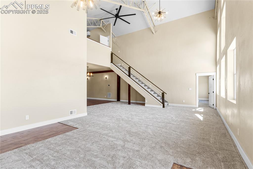 332 Yellow Bird Road Rye, CO 81069 - Photo 4 of 49 a view of an empty room with stairs
