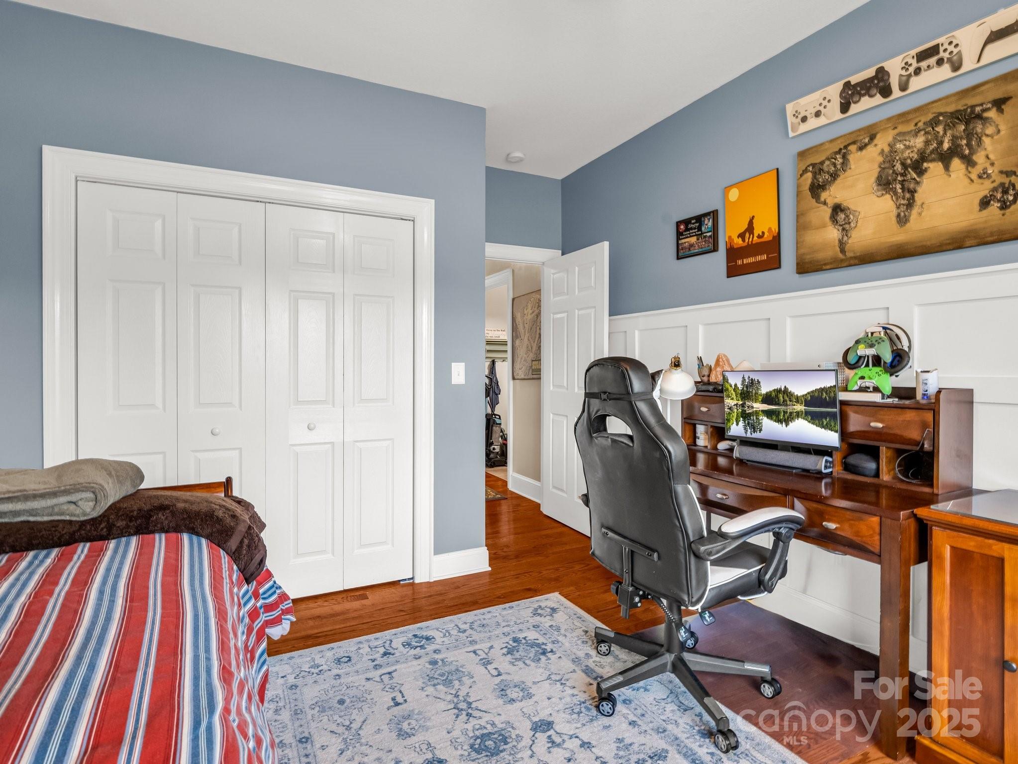 516 Bob Hardin Road Rutherfordton, NC 28139 - Photo 16 of 22 a workspace with furniture and wooden floor