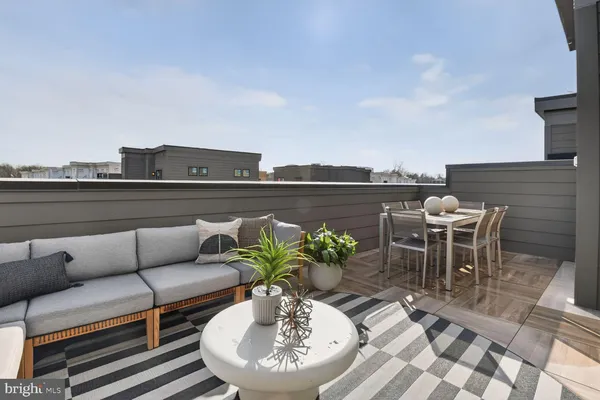 a front view of a multi story building