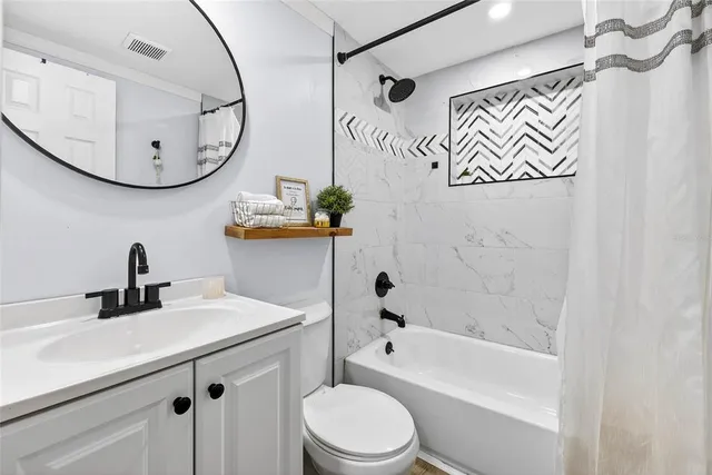 a view of a house with a swimming pool and a yard