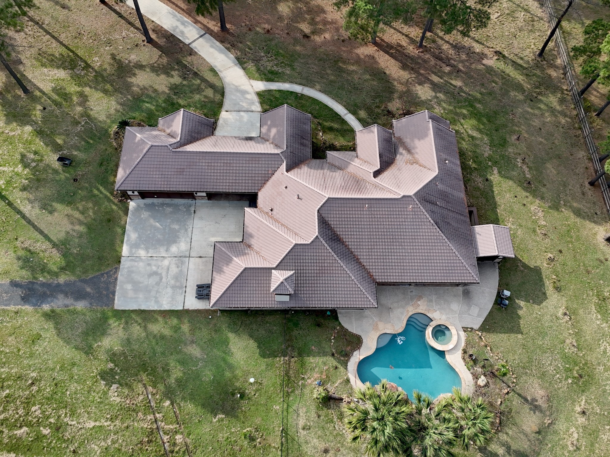 26325 Bauer Hockley Road Hockley, TX 77447 - Photo 2 of 40 an aerial view of residential houses with outdoor space