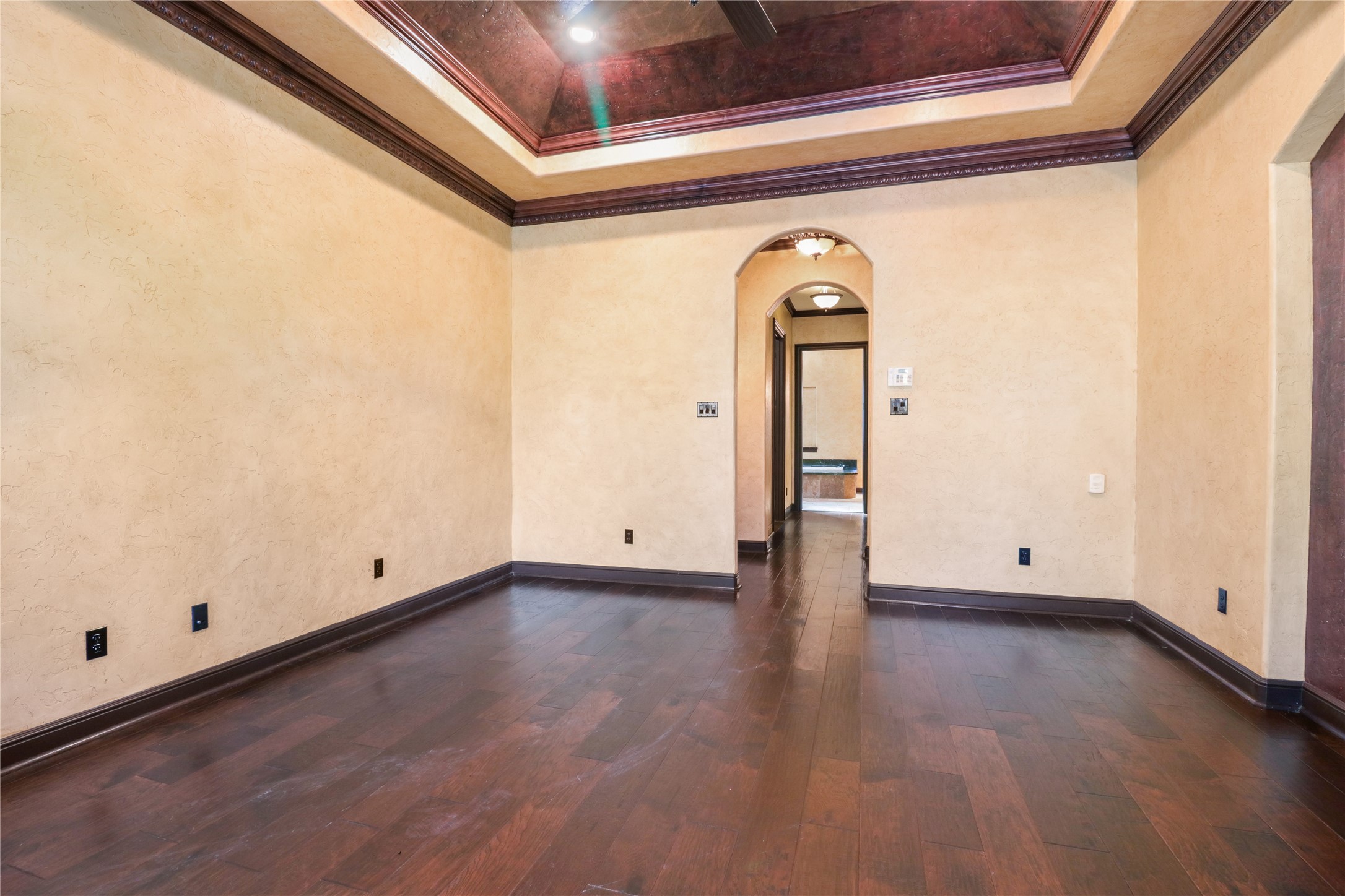26325 Bauer Hockley Road Hockley, TX 77447 - Photo 22 of 40 a view of empty room with wooden floor and fan