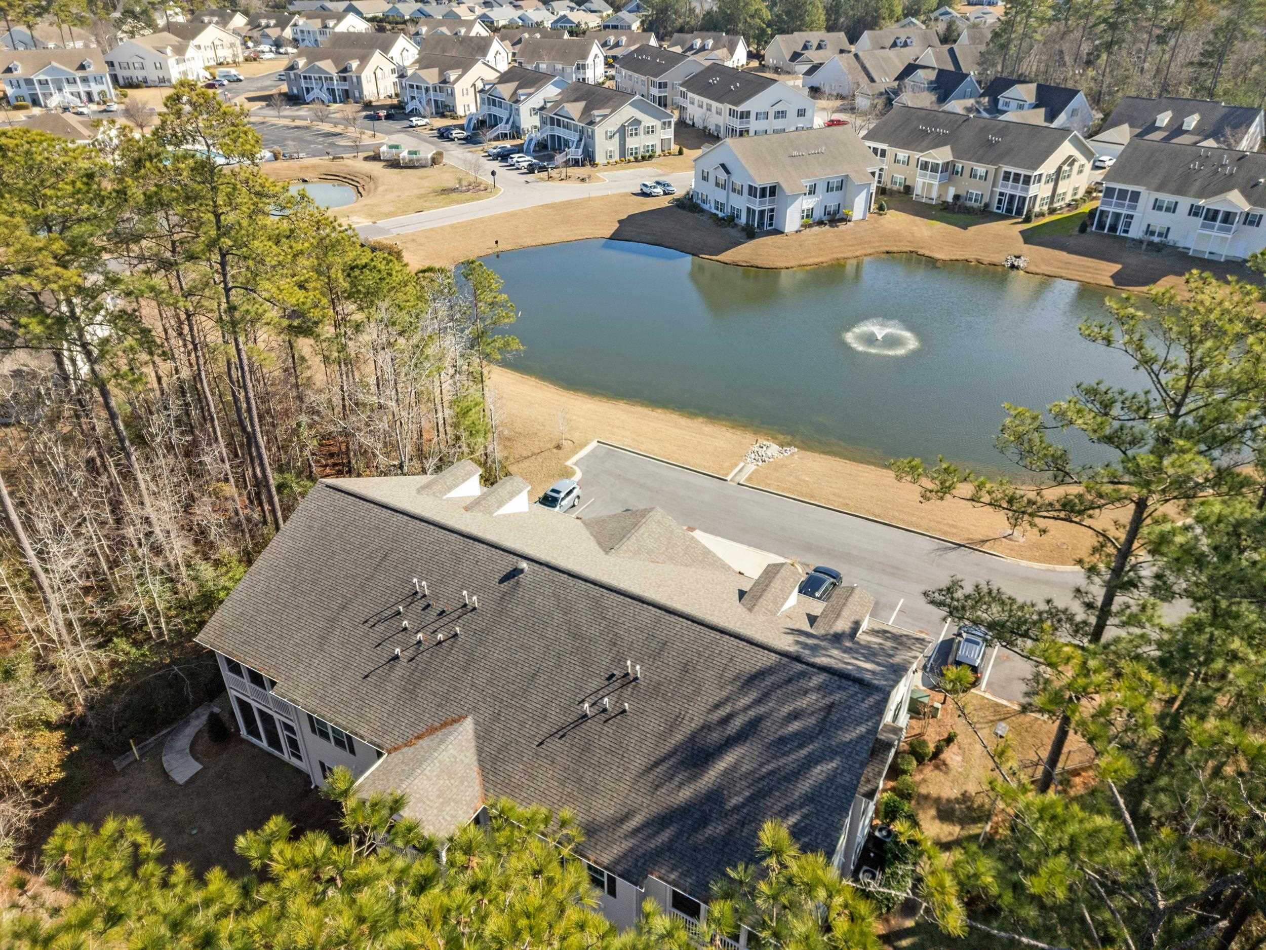 900 Jackline Place, Unit 202 Murrells Inlet, SC 29576 - Photo 39 of 39 Aerial perspective of suburban area with a large body of water