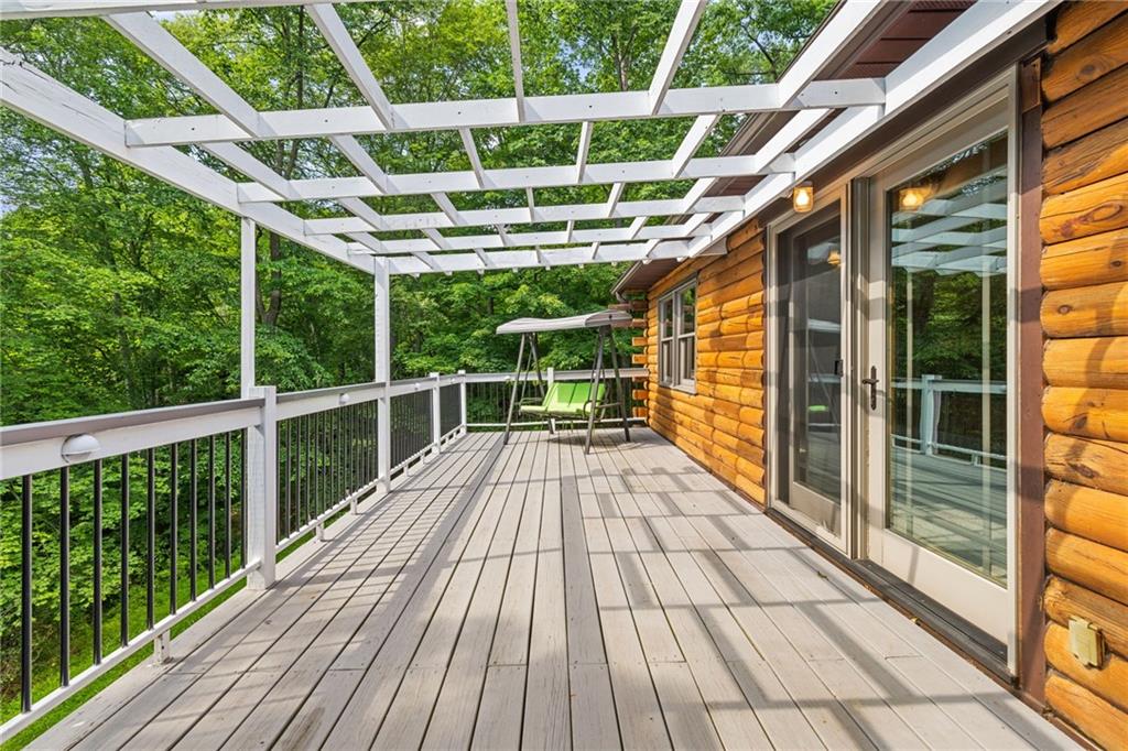 1335 Alamae Lakes Road Washington, PA 15301 - Photo 35 of 50 a view of balcony with wooden floor