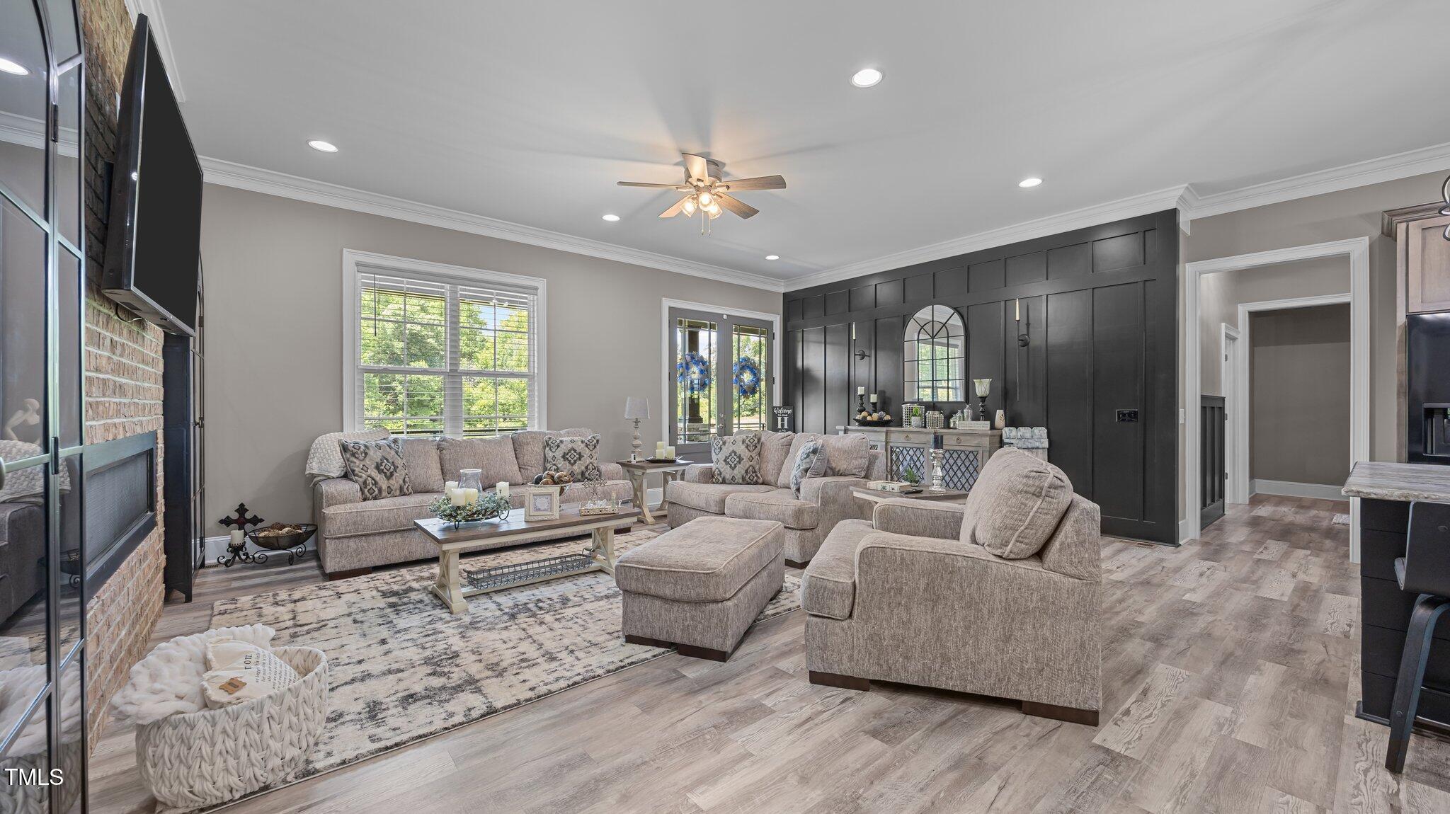 4152 Boyd Wright Road Burlington, NC 27215 - Photo 14 of 65 Custom accent wall in foyer