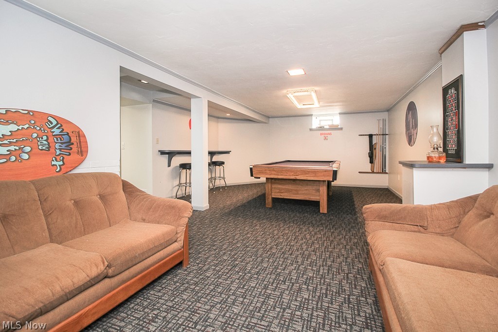 1328 Belrose Road Cleveland, OH 44124 - Photo 14 of 19 Finished basement for your extended entertainment .. relax & enjoy.