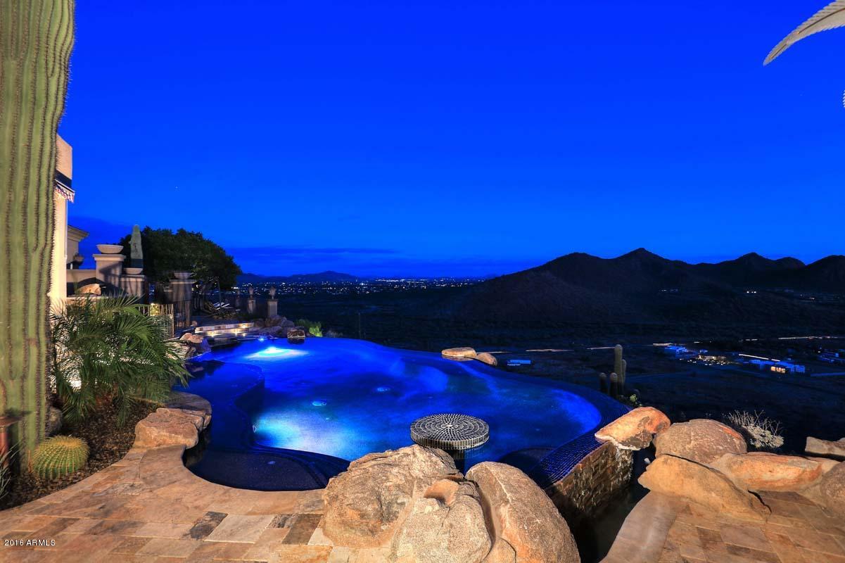 2880 West Maddock Road Phoenix, AZ 85086 - Photo 54 of 62 Night-Pool-City View