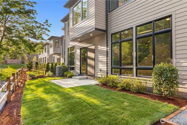 a house view with a outdoor space