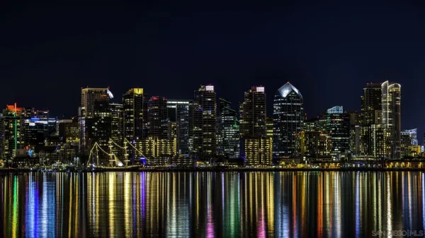 a city view from a balcony