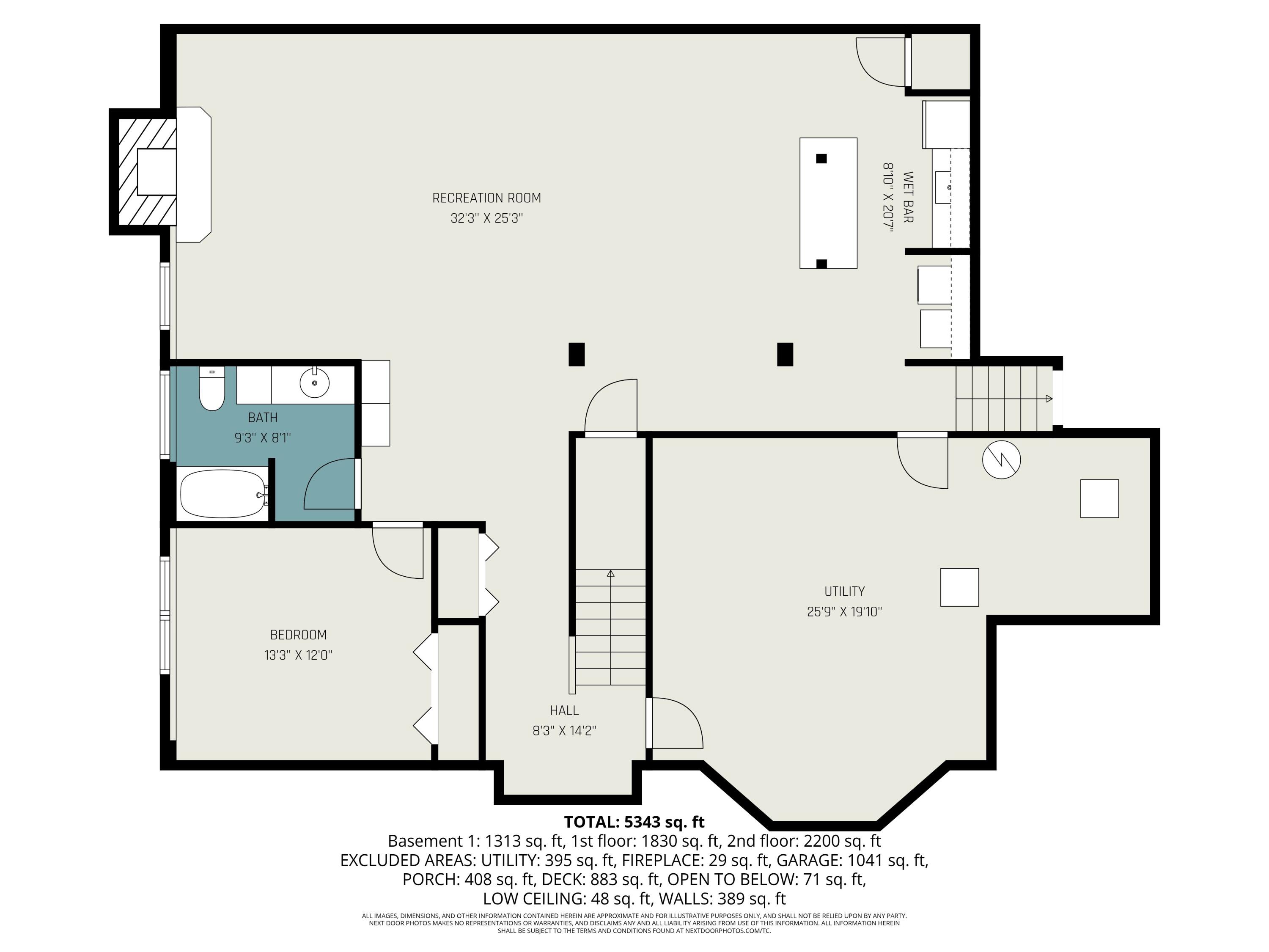 16055 17 1/2 Mile Road Marshall, MI 49068 - Photo 55 of 64 basement_with_sq.ft_349
