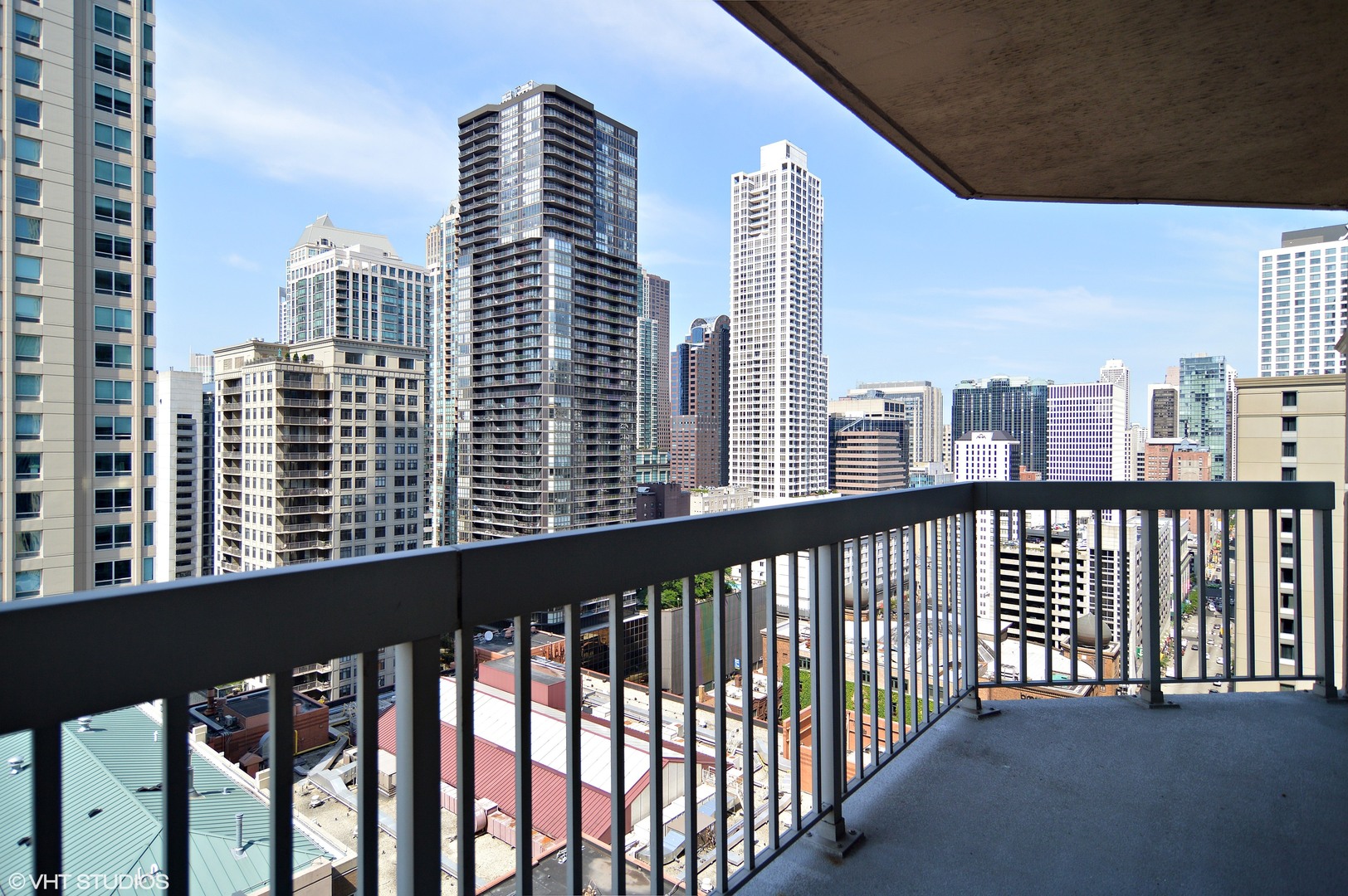 545 North Dearborn Street, Unit 1904 Chicago, IL 60654 - Photo 12 of 35 a view of city from a balcony