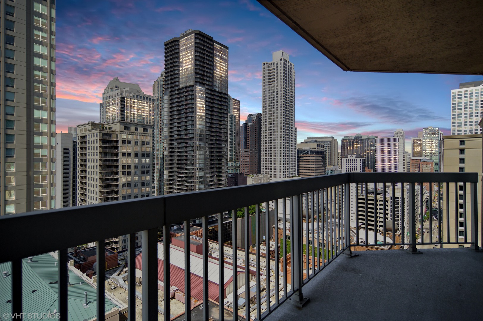 545 North Dearborn Street, Unit 1904 Chicago, IL 60654 - Photo 13 of 35 a view of city from a balcony