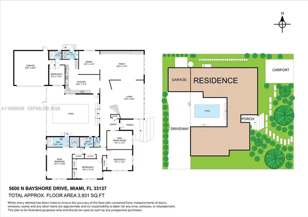 $3,960,000 | 5600 North Bayshore Drive, Miami, FL 33137