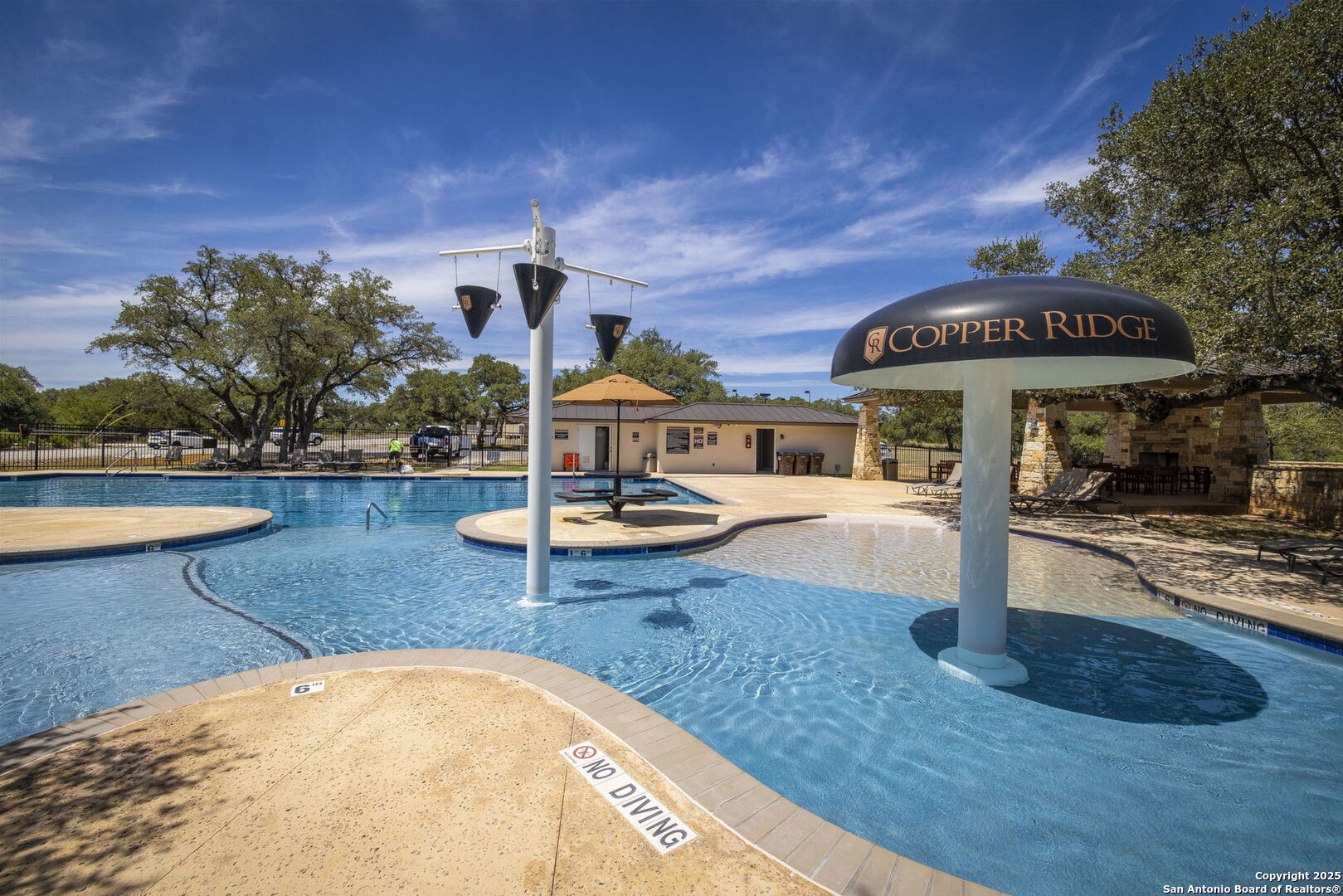 5860 Verden Ridge New Braunfels, TX 78132 - Photo 16 of 18 swimming pool view with a garden space