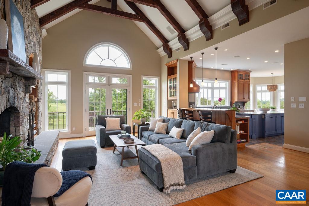 513 Half Mile Branch Road Crozet, VA 22932 - Photo 9 of 57 a living room with furniture and a large window