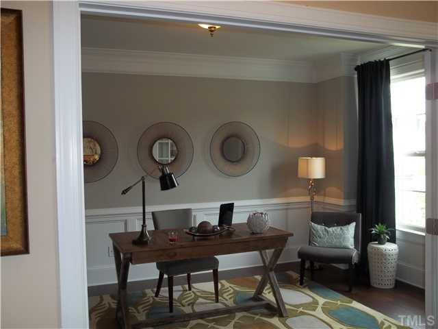 2201 Lower Lake Road Wake Forest, NC 27587 - Photo 6 of 25 Formal Living Room or Office (you've got a flex room in the front of your home... All the trim you see is Included!