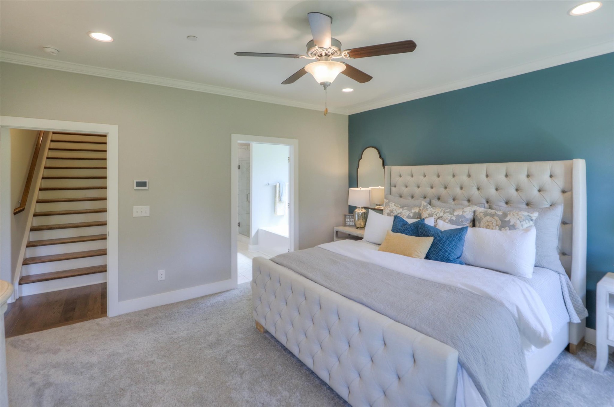 376 Cloverbrook Way Gallatin, TN 37066 - Photo 12 of 24 a bedroom with a bed and a chandelier