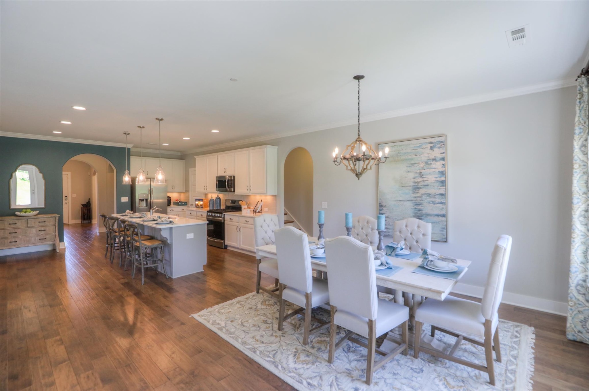 376 Cloverbrook Way Gallatin, TN 37066 - Photo 9 of 24 a view of a dining room with furniture window and wooden floor