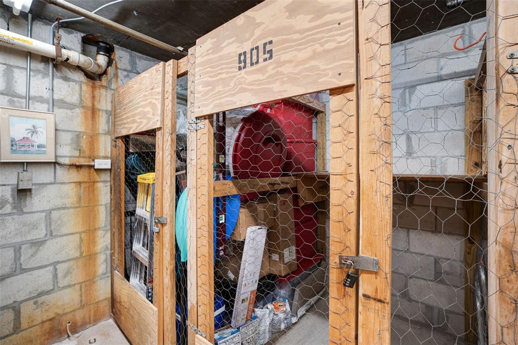 9397 Midnight Pass Road, Unit 905 Sarasota, FL 34242 - Photo 17 of 37 a view of storage and utility room