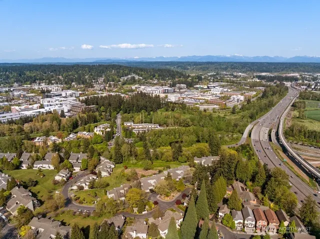 a view of city and ocean