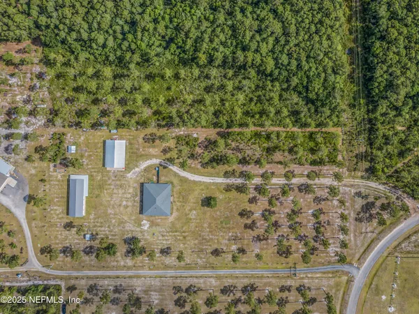 a view of a swimming pool with an ocean view