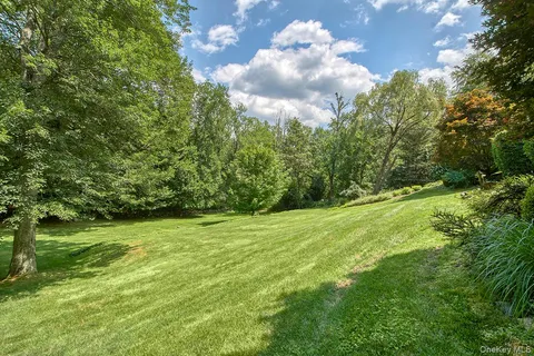 a view of a big yard with swimming pool