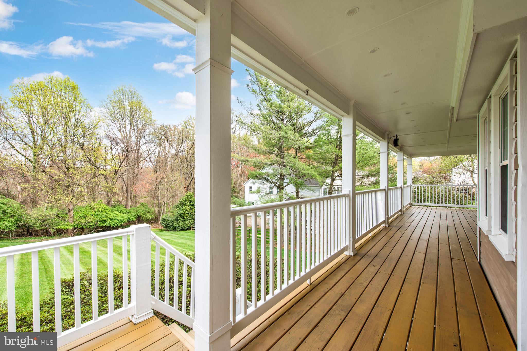 2821 Rifle Ridge Road Oakton, VA 22124 - Photo 19 of 56 Covered rear deck with stairs