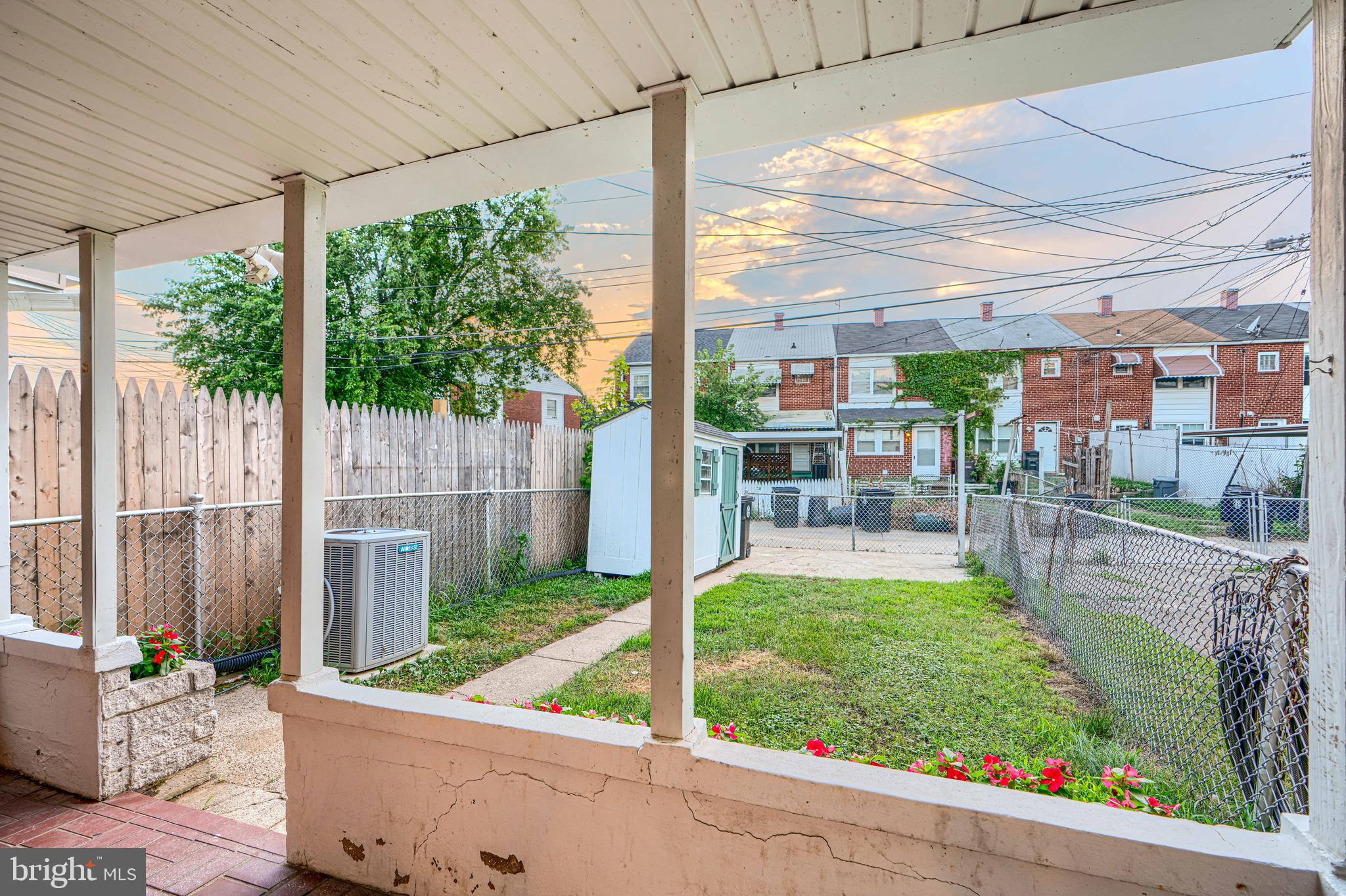 2044 Larkhall Road Dundalk, MD 21222 - Photo 38 of 42 Rear covered patio area great for a grill