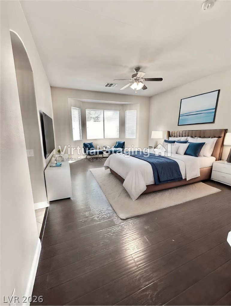 9996 Liberty View Road Las Vegas, NV 89148 - Photo 52 of 64 MAIN BEDROOM ON OPPOSITE SIDE OF HOME FROM OTHER BEDROOMS.