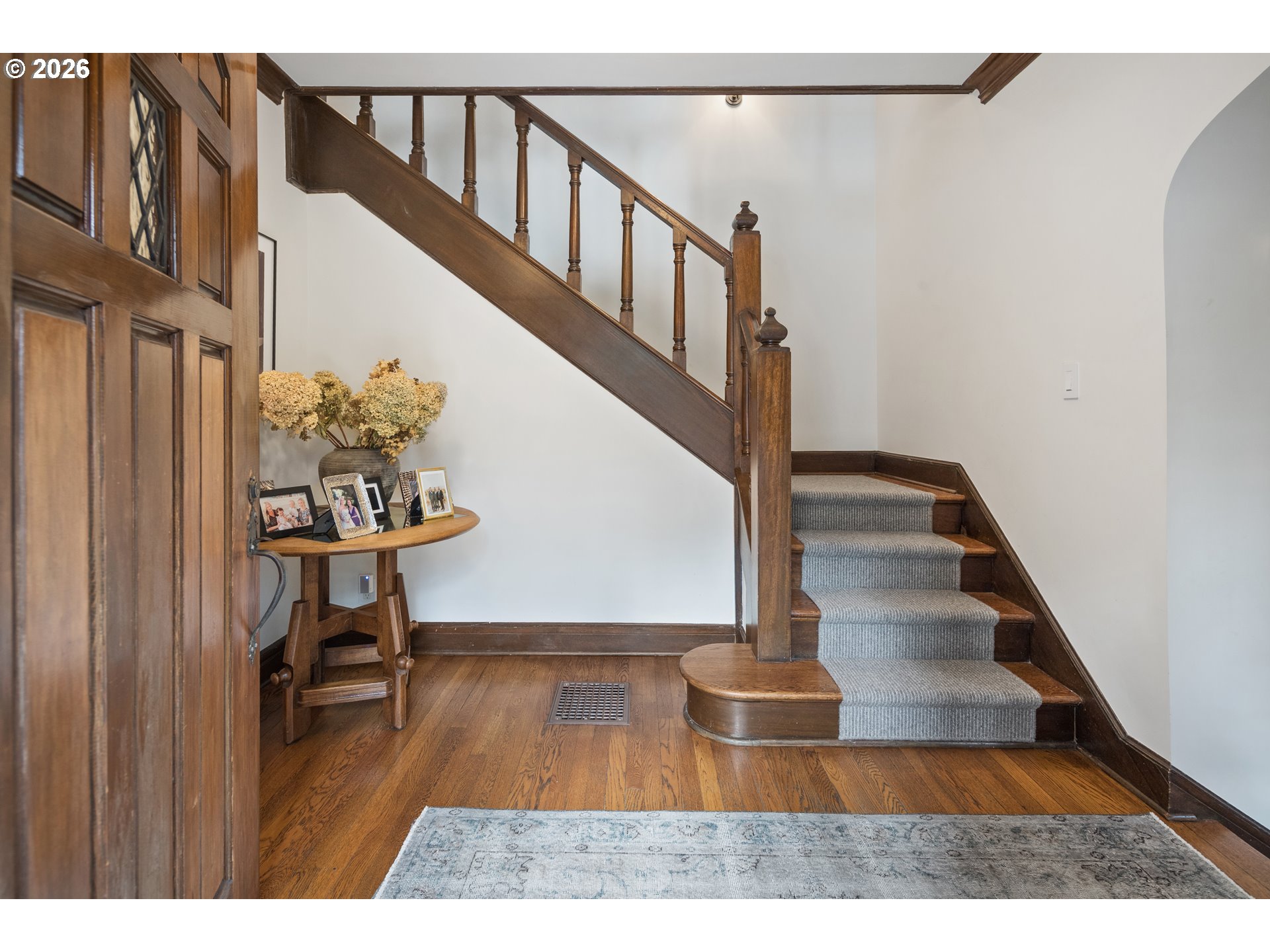 2897 Southwest Rutland Terrace Portland, OR 97205 - Photo 4 of 46 a view of entryway and hall with wooden floor