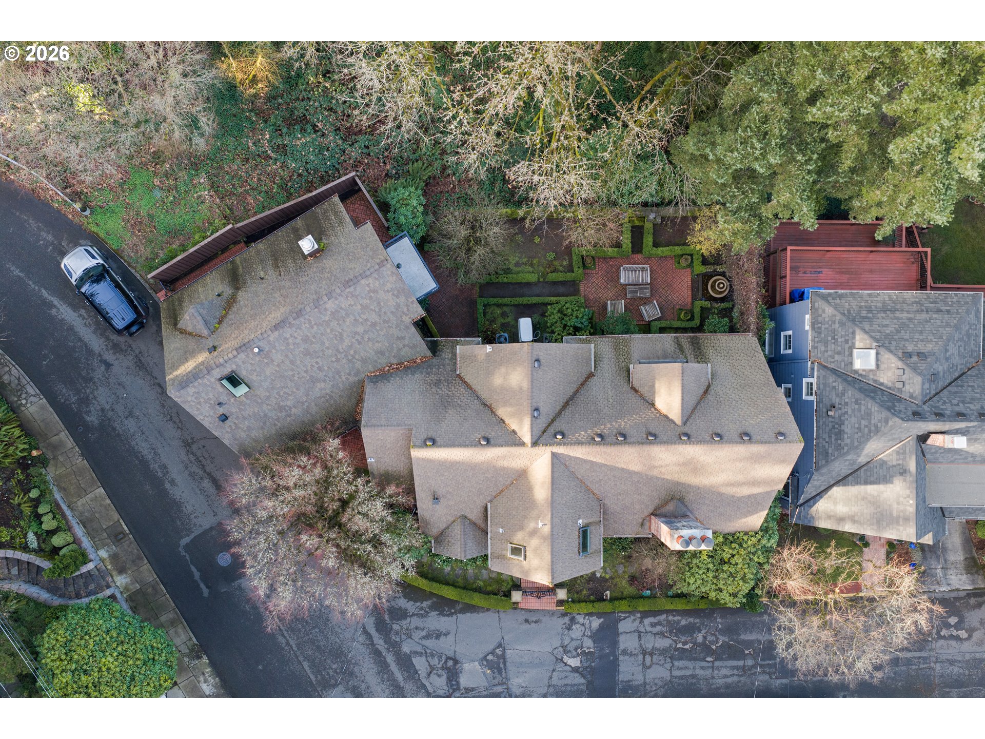 2897 Southwest Rutland Terrace Portland, OR 97205 - Photo 43 of 46 a view of a house with a yard and sitting area