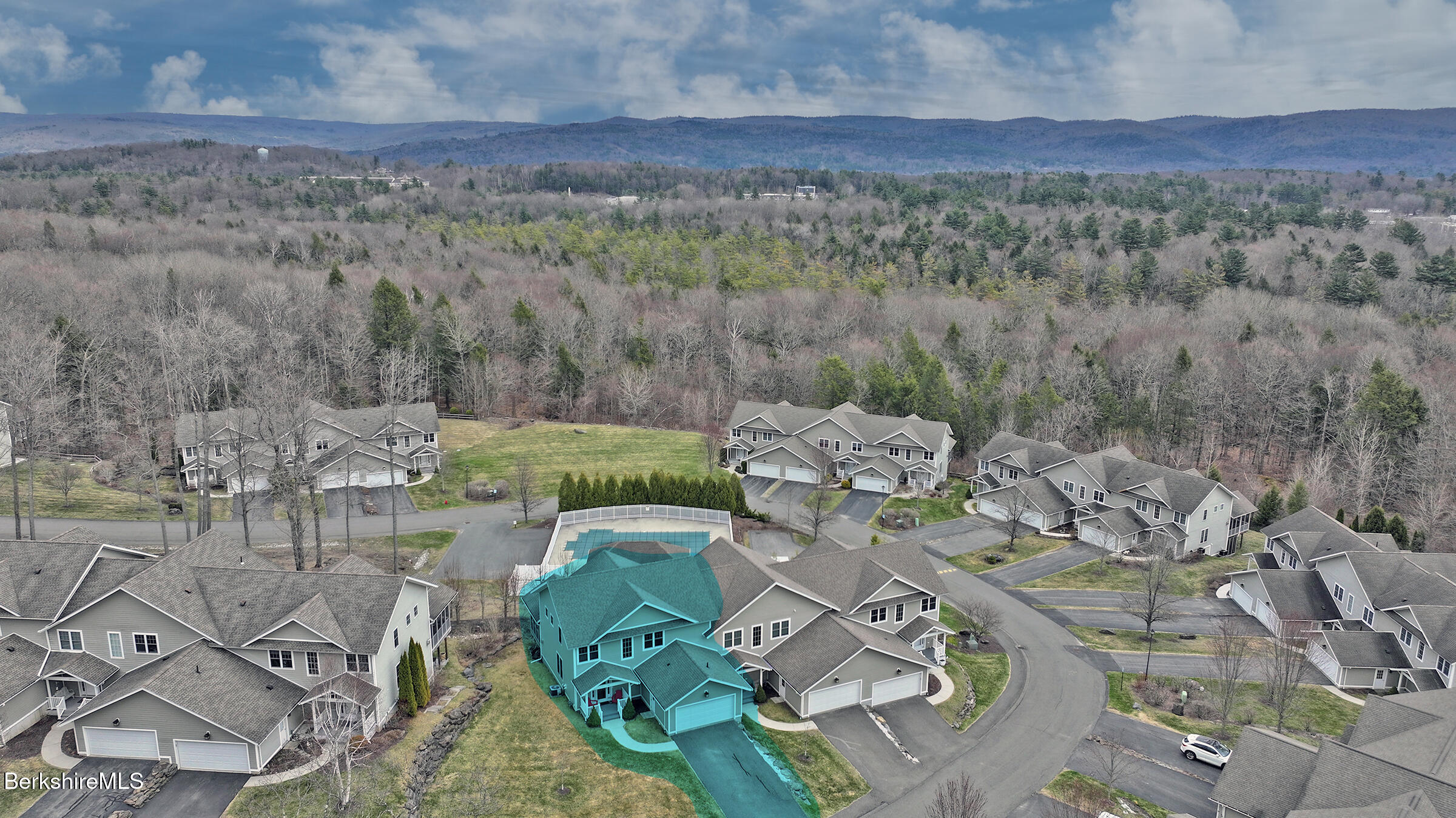 127 Alpine Trail Pittsfield, MA 01201 - Photo 53 of 54 an aerial view of a house with yard