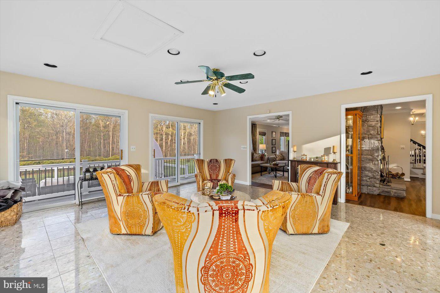 13037 Orange Plank Road Locust Grove, VA 22508 - Photo 32 of 71 a view of a dining room with furniture window and outside view