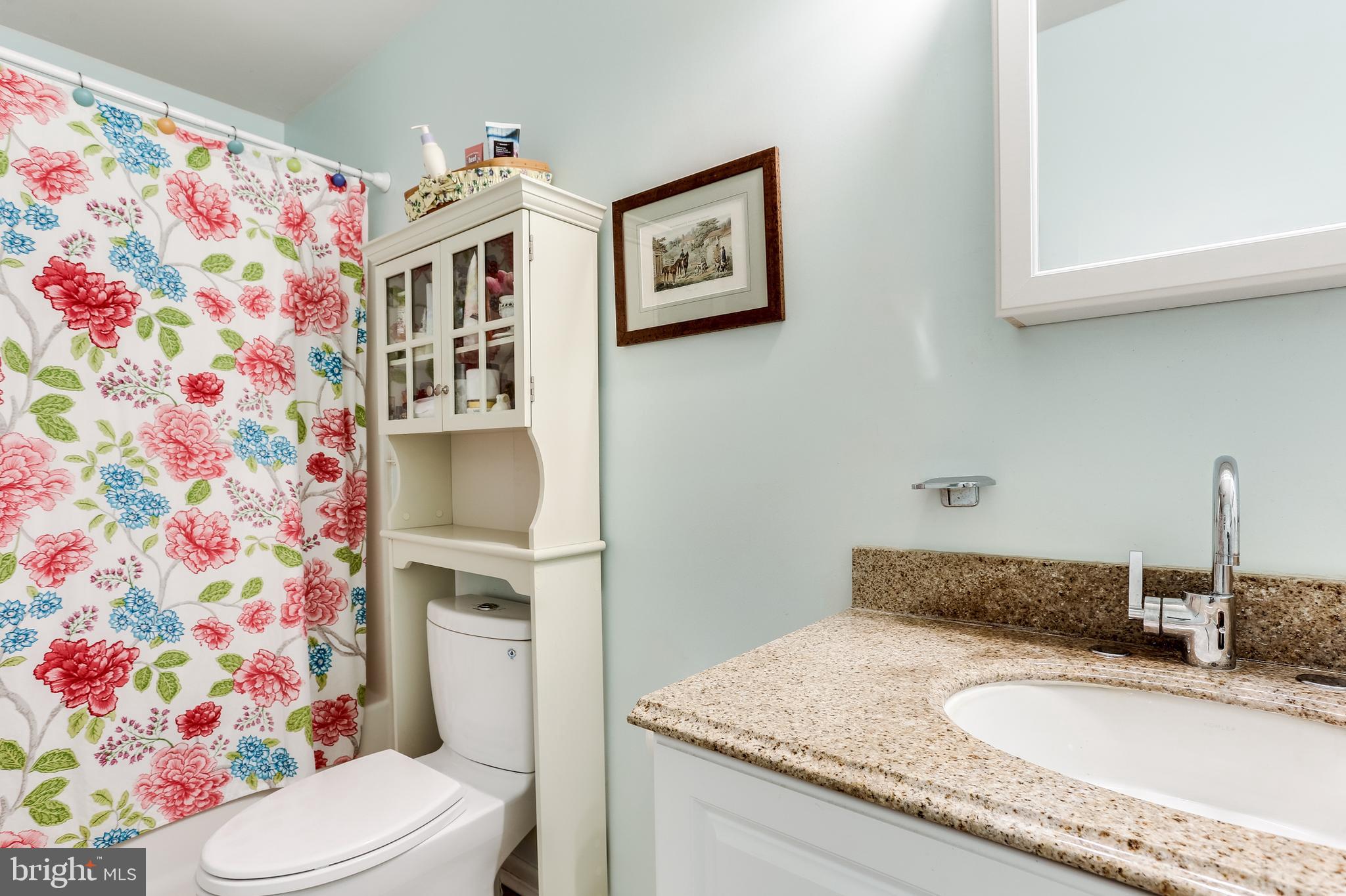 4828 Hawksbury Road Baltimore, MD 21208 - Photo 17 of 30 Full Bath - Shower/Tub & Vanity w/ Granite