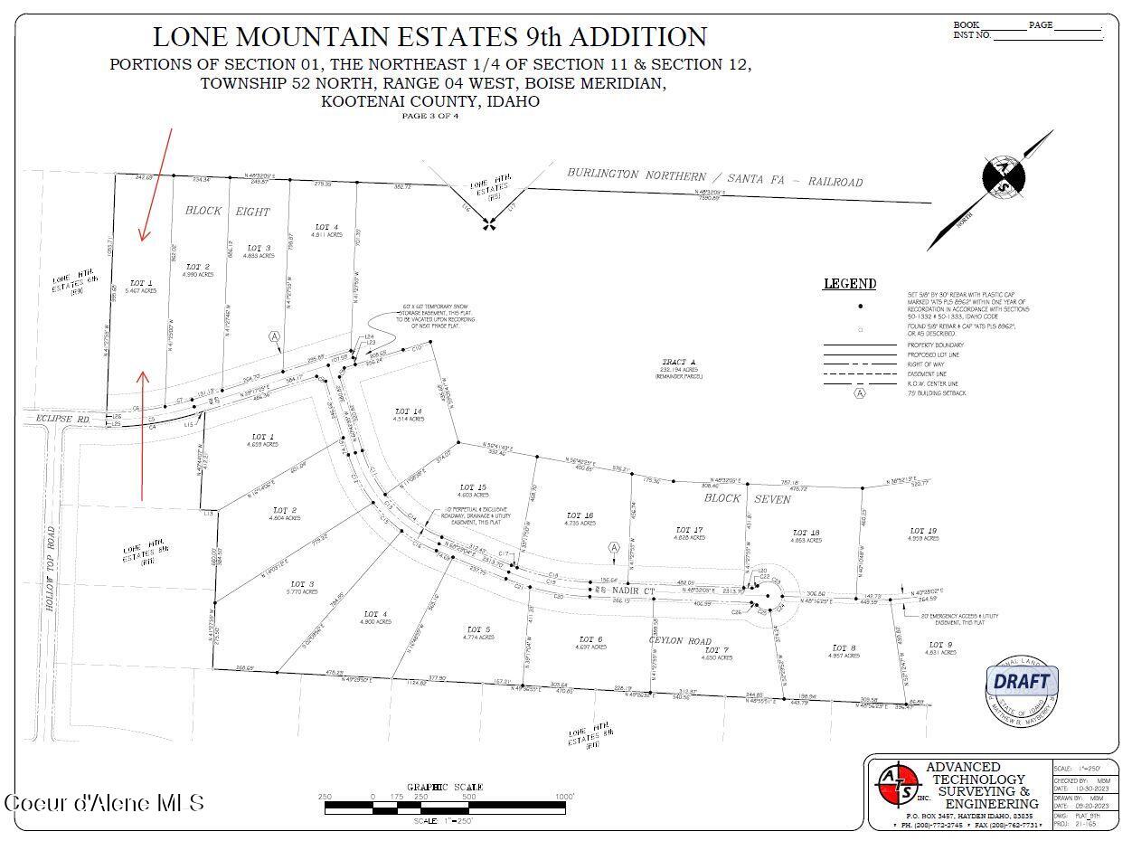 L1-b8 North Eclipse Road Rathdrum, ID 83858 - Photo 30 of 33 Plat