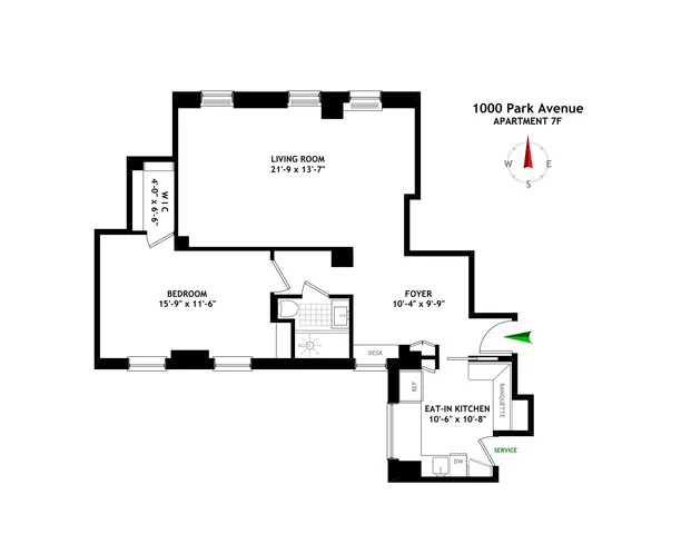 $1,250,000 | 1000 Park Avenue, Unit 7F | Upper East Side