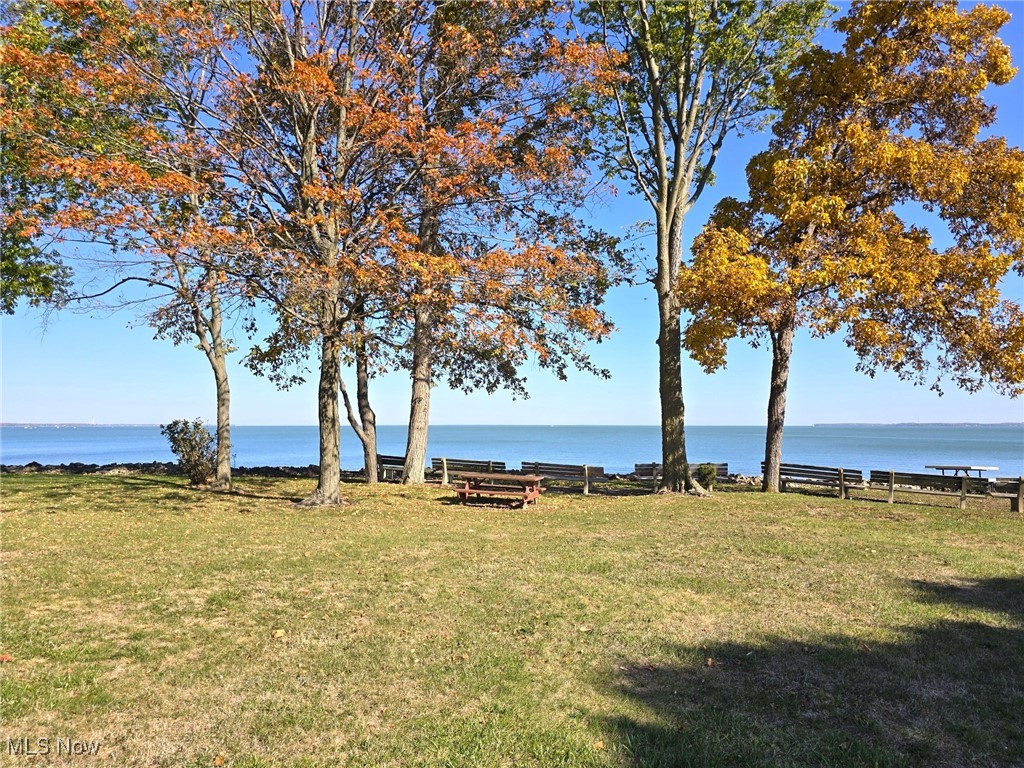 3575 Northeast Catawba Road, Unit 11 Port Clinton, OH 43452 - Photo 19 of 23 View of yard featuring a water view