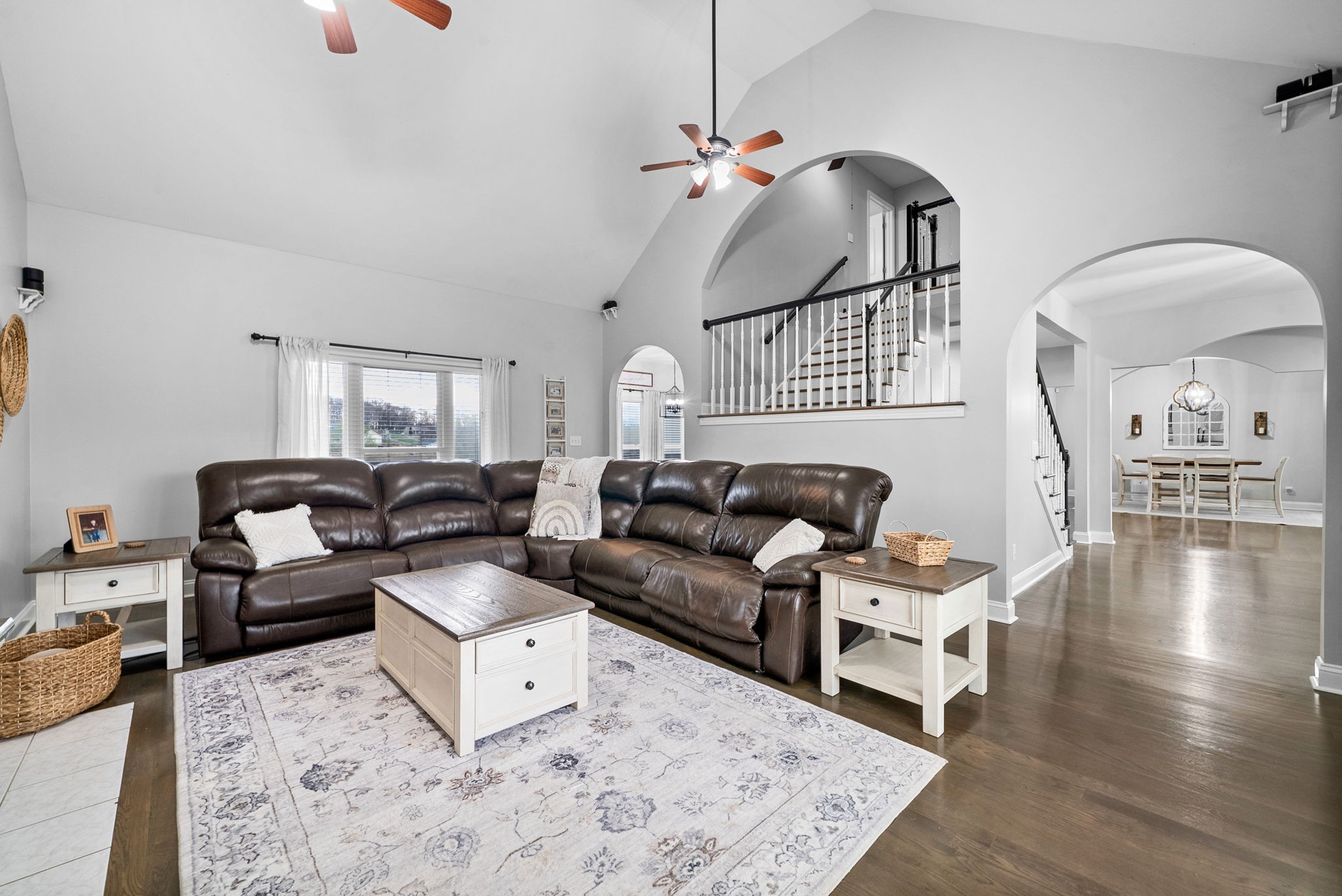 3021 7 Mile Ferry Road Clarksville, TN 37040 - Photo 14 of 99 a living room with furniture and wooden floor