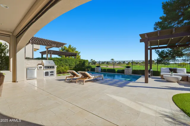 an aerial view of a football ground