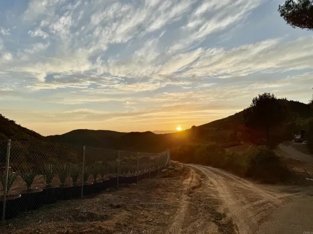 a view of a lake with a mountain