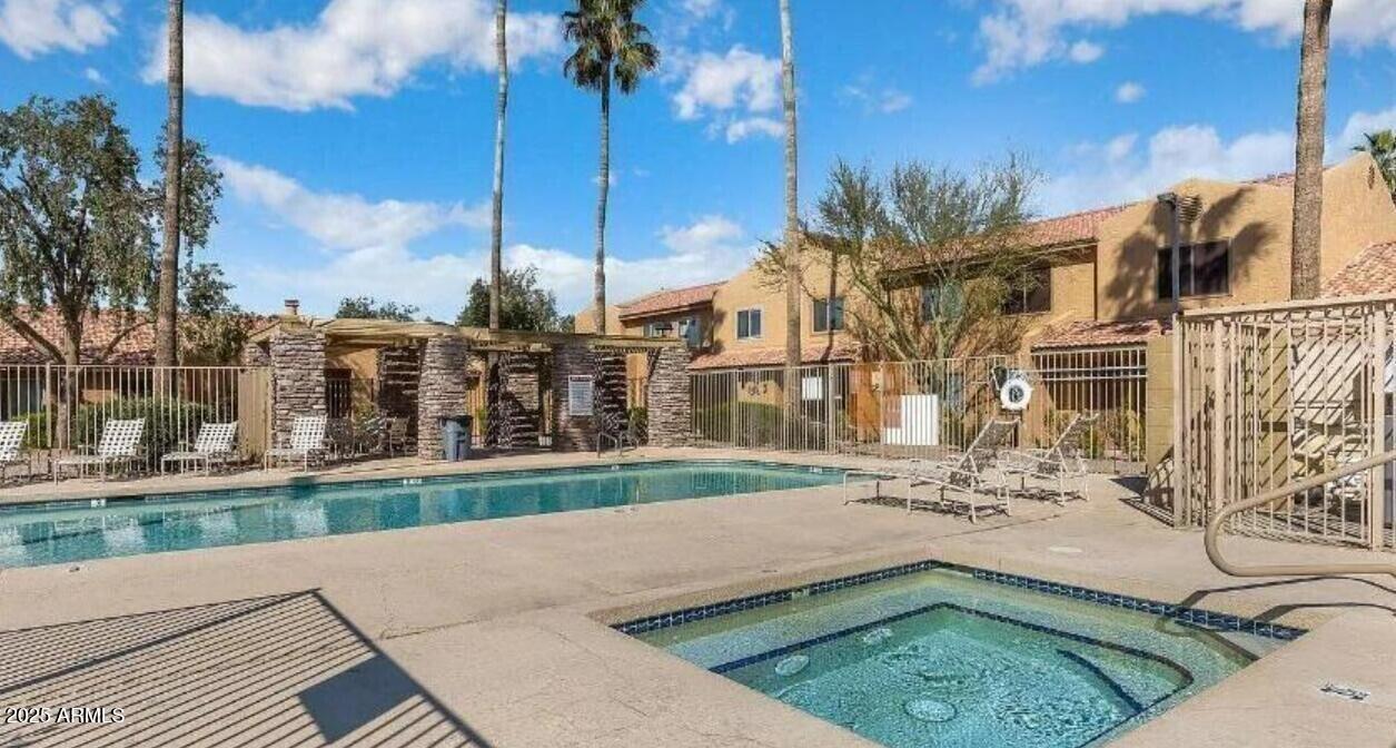 3511 East Baseline Road, Unit 1259 Phoenix, AZ 85042 - Photo 10 of 14 a view of a backyard