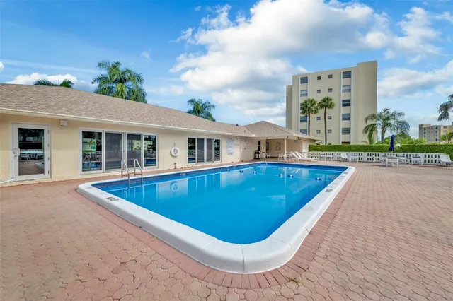 a view of outdoor space yard and swimming pool
