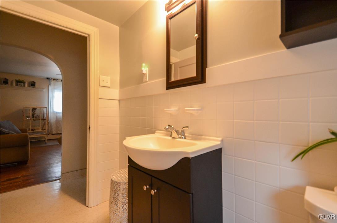 112 Trach Road Kunkletown, PA 18058 - Photo 17 of 33 a bathroom with a sink a toilet and mirror