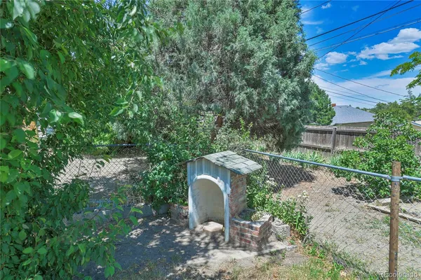 a plant that is in front of a house