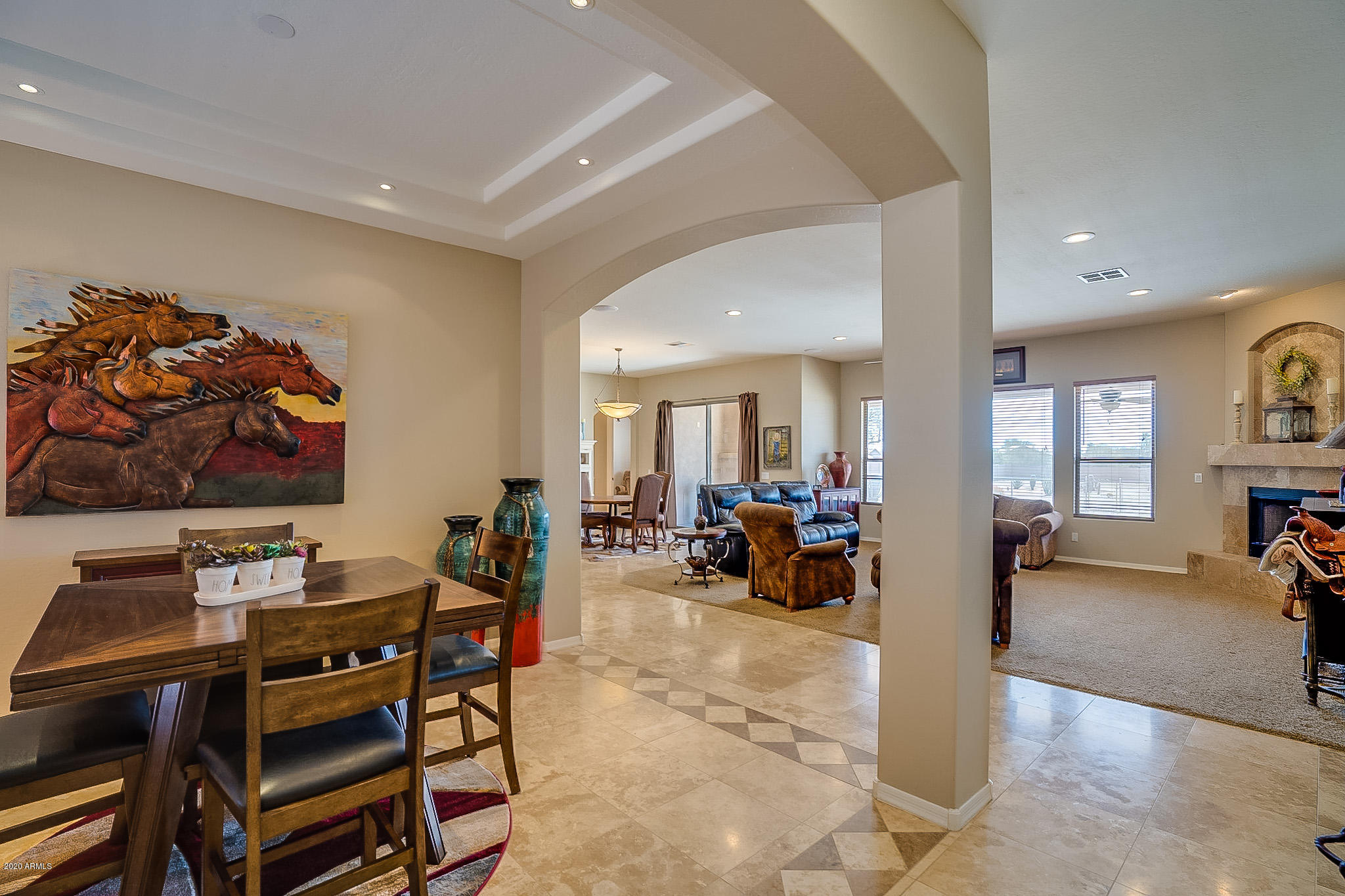 631 West Ridgecrest Road Phoenix, AZ 85086 - Photo 11 of 50 Ridgecrest -Foyer into Formal Dining