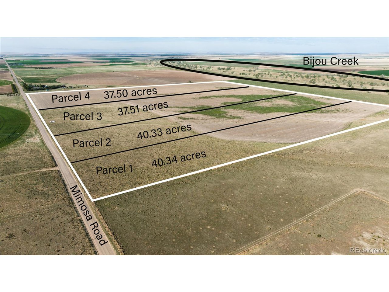 4 Mimosa Road Byers, CO 80103 - Photo 2 of 4 Parcel map
