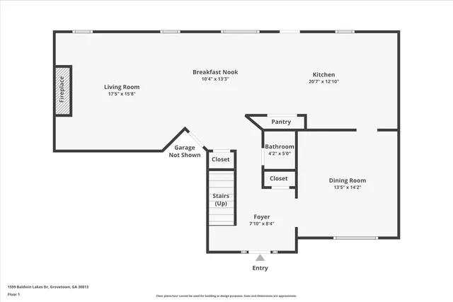 $369,900 | 1599 Baldwin Lakes Drive, Grovetown, GA 30813